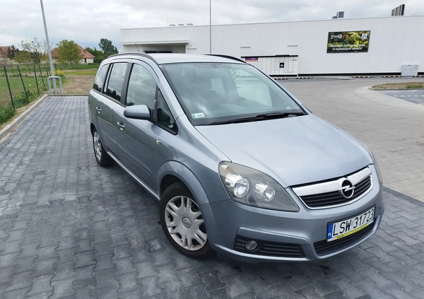 Opel Zafira cena 19500 przebieg: 151086, rok produkcji 2008 z Świdnik małe 67